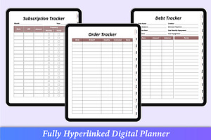 Digital Online Business Planner IPad