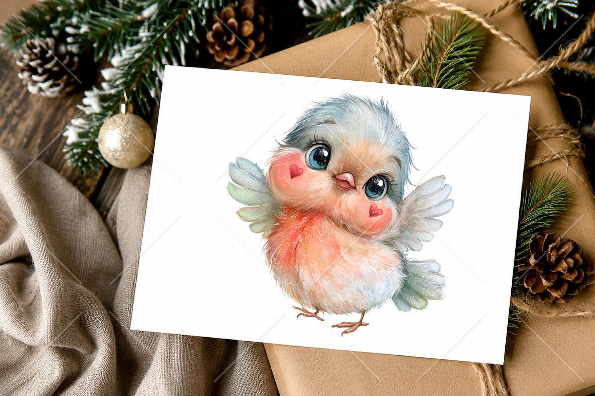 Cute Bird Sublimation PNG Clipart, a Seasonal Illustration by Canvas Craft (Photo 10 of 10)