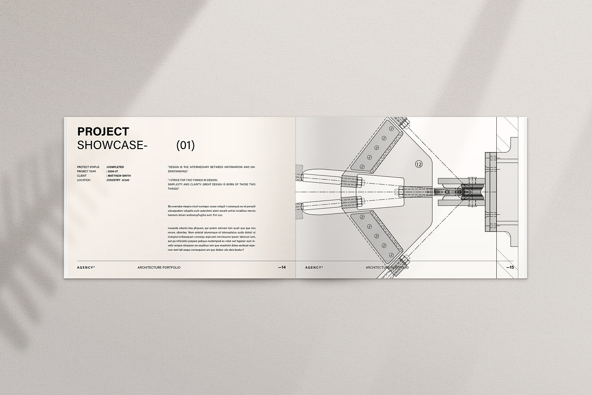 Architecture Portfolio Template, a Brochure Template by ArtisanaAura (Photo 9 of 22)