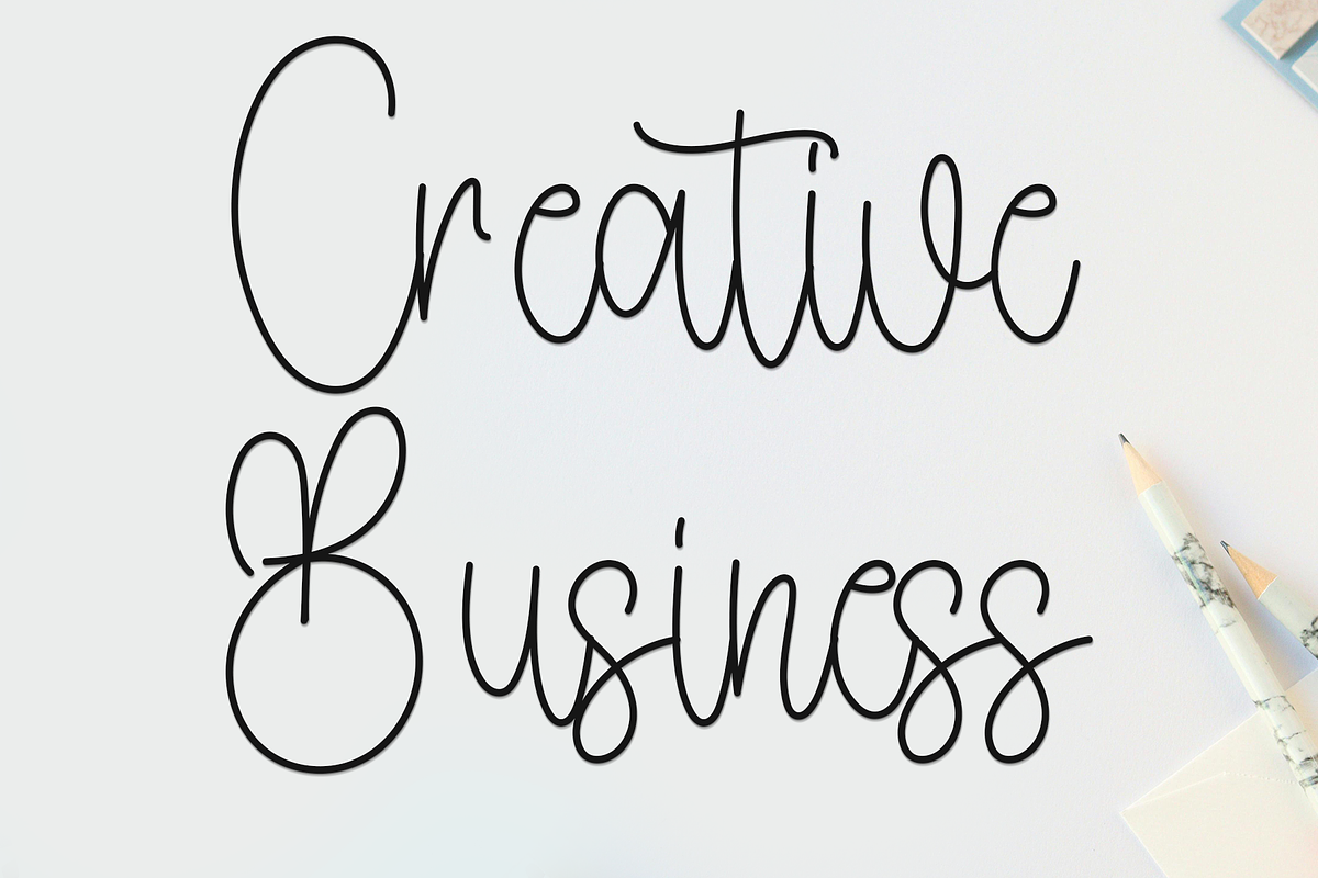 Simple Background, a Handwritten Font by FreshTypeINK (Photo 4 of 7)