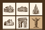 Vintage Building Illustration Set, a Decorative Illustration by Creative Stall (Thumbnail 7 of 10)