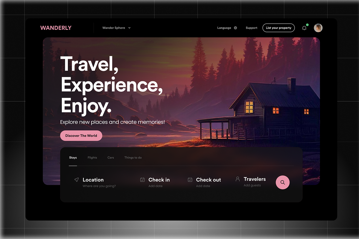 4 Unique Landing Pages Concept, an UI Kit Template by MUIs (Photo 2 of 5)