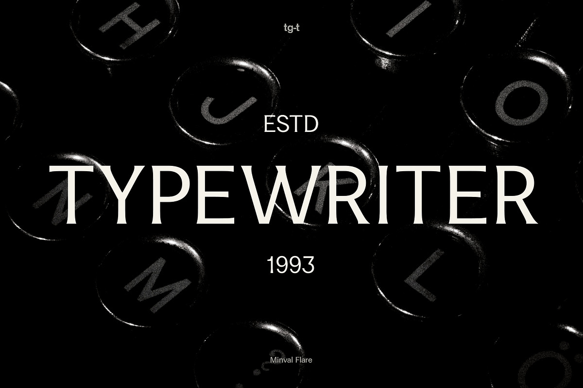 Minval Flare | Modern Flare Font, a Serif Font by Tiga Type (Photo 12 of 14)