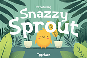 Snazzzy Sprout - Adorable Typeface, a Serif Font by HipFonts (Thumbnail 1 of 10)