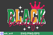 Black Beautiful Text SVG Design, a Graphic by mh_arif (Thumbnail 1 of 3)
