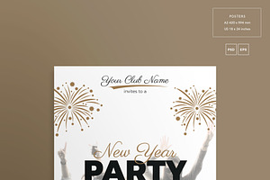 Posters New Year Party