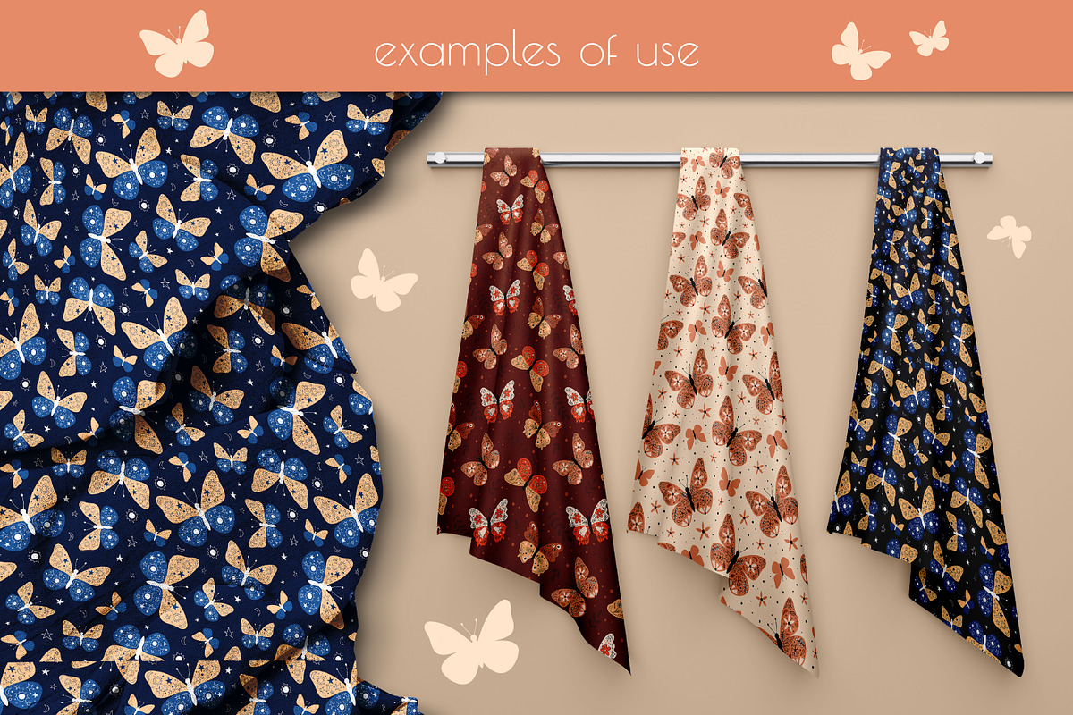 Whimsical Butterfly Clipart Patterns, a Pattern Graphic by AnnaViolet_store (Photo 11 of 12)