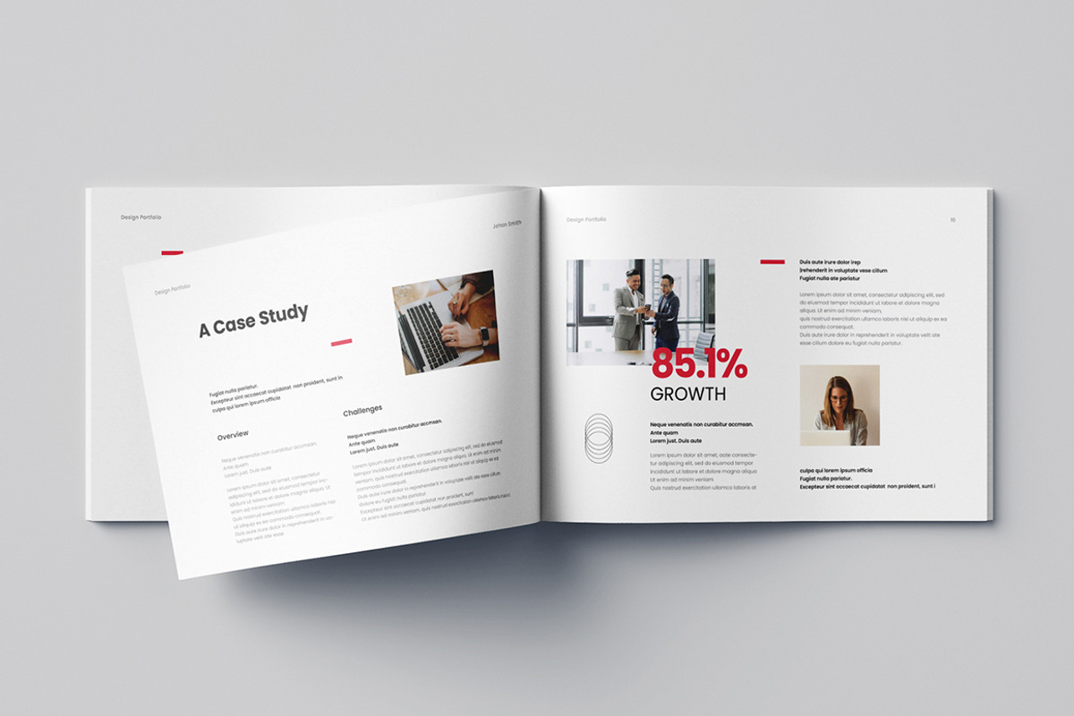 Works Portfolio Template | MS Word, a Brochure Template by HiveArts (Photo 8 of 9)