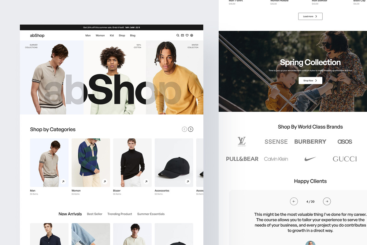 E-Commerce Landing Page Design, a Landing Page Template by Ahmed Rubel (Photo 4 of 4)