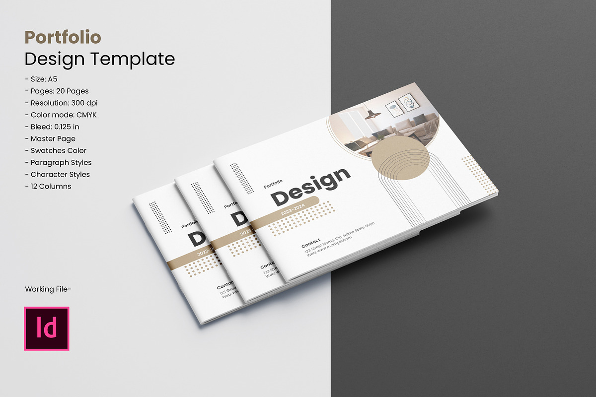 Design Portfolio Template, a Brochure Template by Template Shop (Photo 1 of 11)