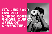 Pootato font - made from potatoes, a Sans Serif Font by ugly type (Thumbnail 3 of 8)