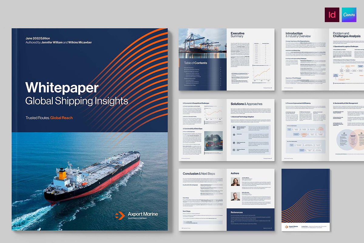 Whitepaper Template, a Brochure Template by BrandPacks (Photo 1 of 5)