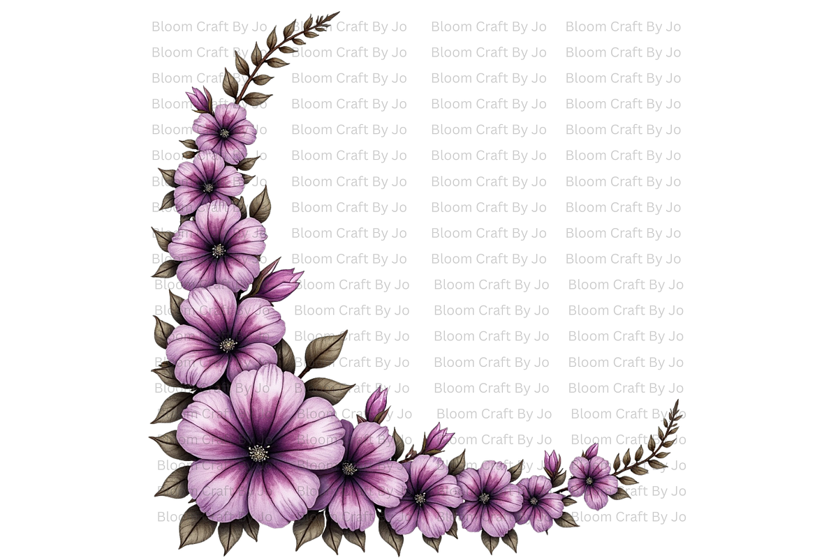 Foxgloves Stems and Flowers, a Decorative Illustration by Bloom Craft Creations (Photo 8 of 11)