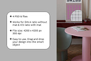 Mockup Set. Silver Frame Mockups ARI, a Household Mockup by Bonumo (Thumbnail 3 of 10)