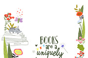 Animals Sitting On Stacks Of Books, an Education Illustration by Maria Starus (Thumbnail 1 of 3)