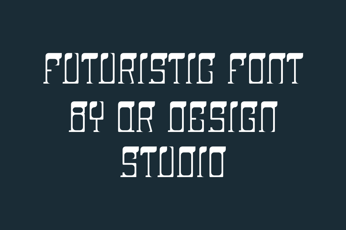 Borgneo Space - Futuristic Font, a Serif Font by QR Design Studio (Photo 3 of 6)