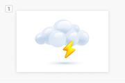 3D Weather Icons| Vector Set, an Object Graphic by wowomnom (Thumbnail 2 of 4)
