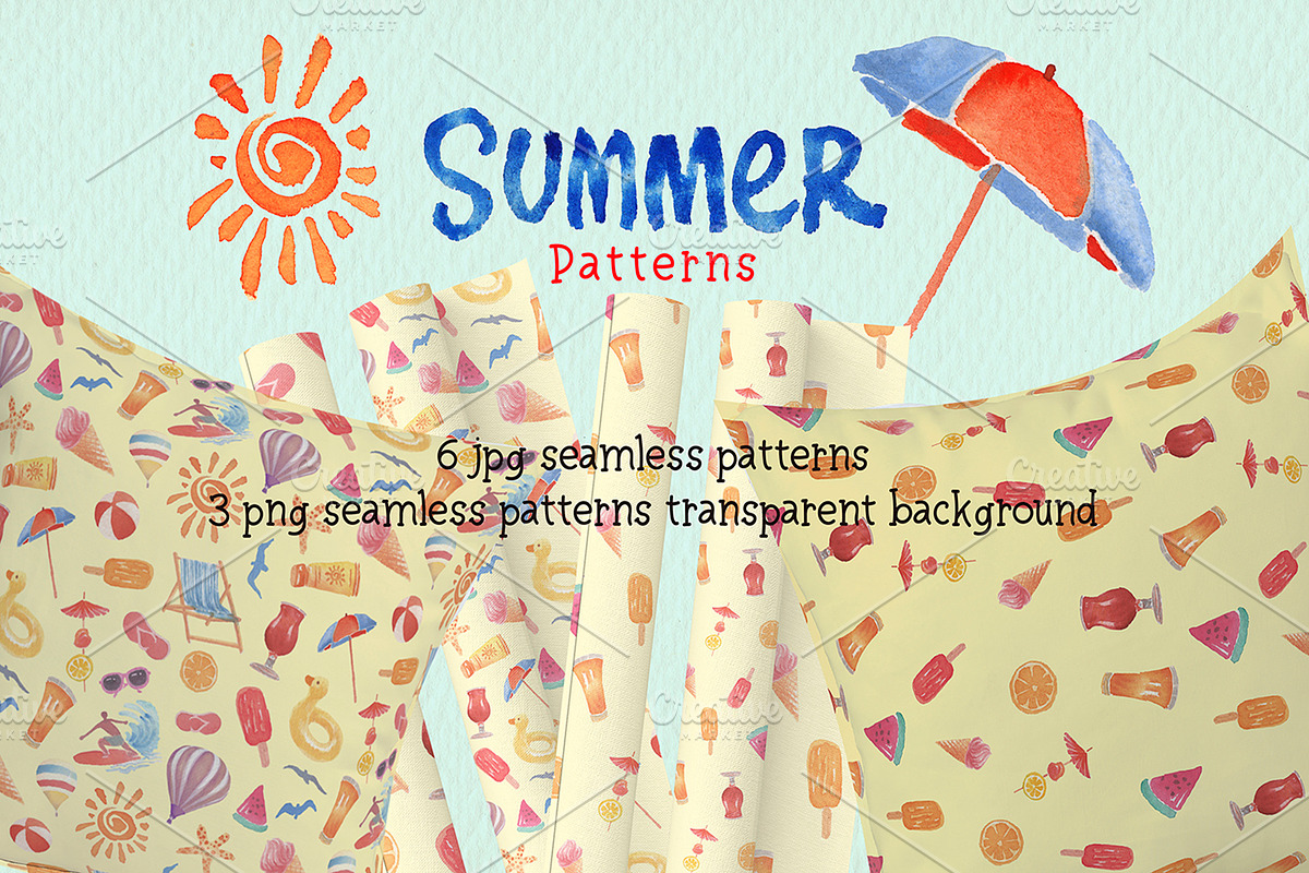 Summer time clipart, a Food Illustration by Art & Things (Photo 3 of 6)