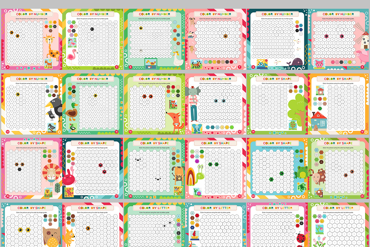 Practice Workbook for Kindergarten, an Education Illustration by Nursery Art (Photo 7 of 8)