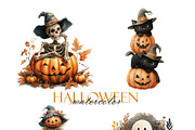 Cute & Spooky Watercolor Halloween, a Pattern Graphic by Deckar_art (Thumbnail 3 of 5)