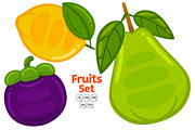 Fruits Set Vector #03, an Object Graphic by MEDZ (Thumbnail 2 of 3)