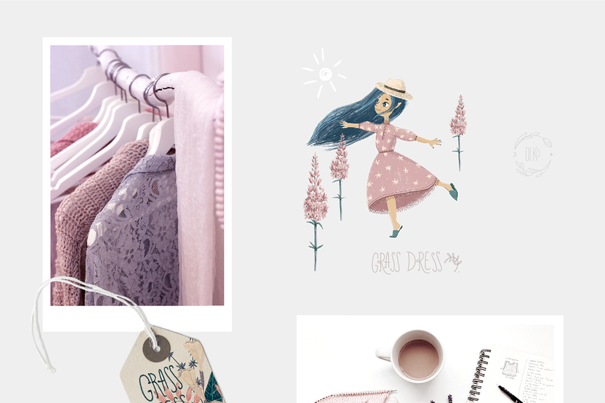 Witch Garden. Clipart set, an Illustration by Dinkoobraz (Photo 6 of 10)