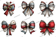 Preppy Christmas Coquette Bow, an Illustration by DreamArtGraphic (Thumbnail 4 of 5)