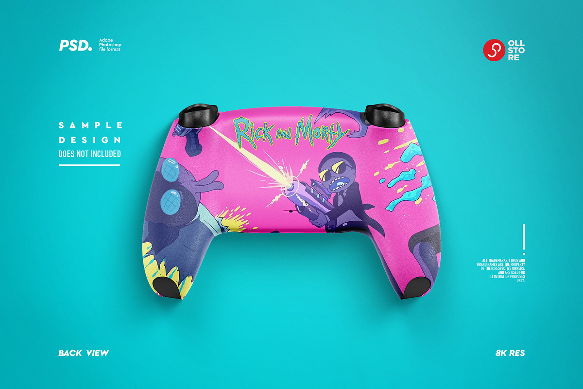 PS5 DualSense Controller set, a Product Mockup by OllStore (Photo 9 of 13)