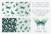 Butterfly Dream Seamless Pattern Set, an Illustration by NATASHA CHU (Thumbnail 5 of 5)