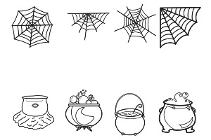 Halloween Elements Set 9