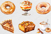 Autumn Dessert Sublimation Clipart, an Illustration by Black Bird Studio (Thumbnail 6 of 6)