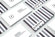Clean minimal business card, a Business Card Template by GraphicsEgg (Thumbnail 2 of 4)