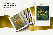 Gold Styles & Bonus Extras Bundle, a Layer Style Add-On by digiful (Thumbnail 3 of 13)
