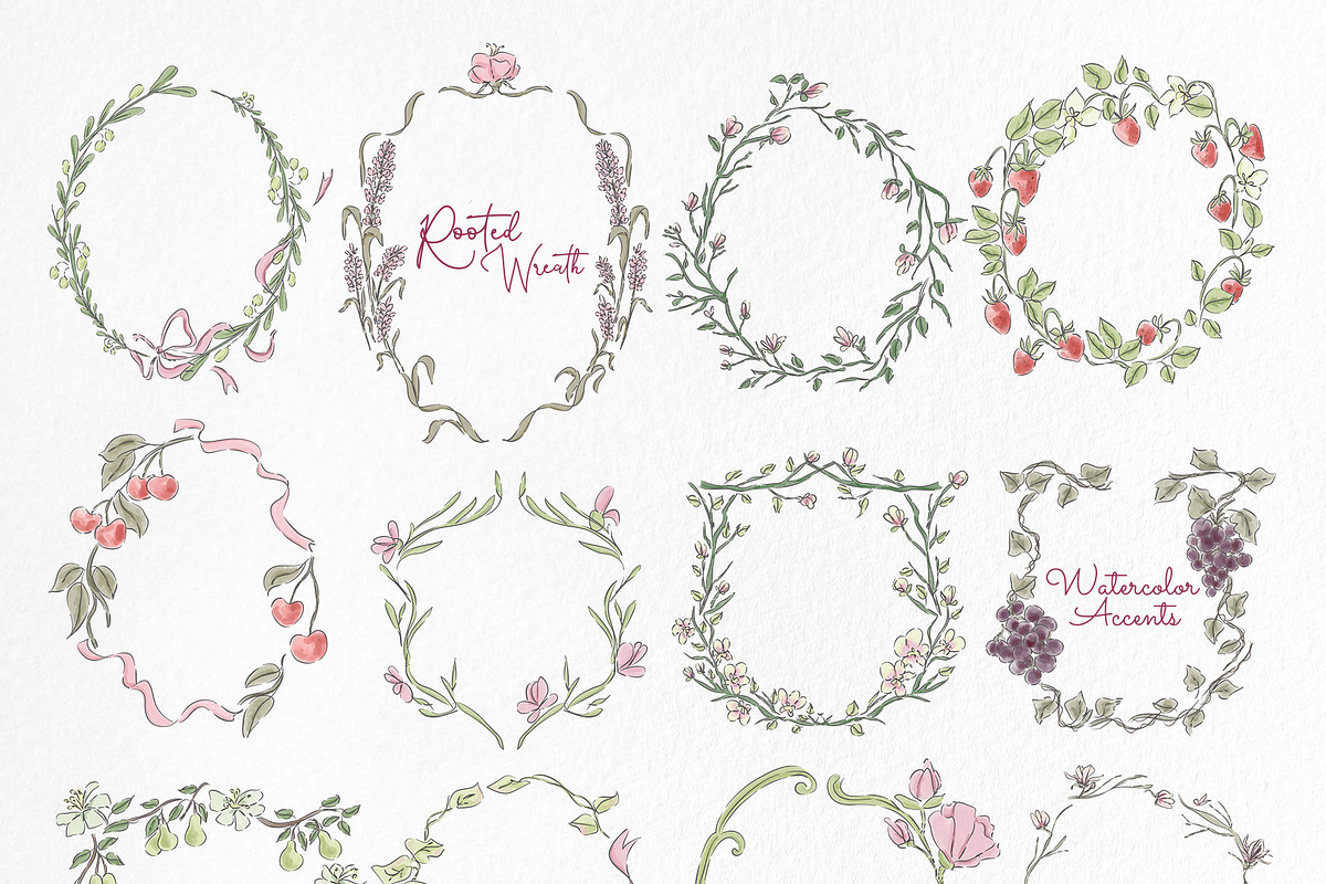 Rooted Romance. Wedding Line Art Kit, an Object Graphic by Mio Buono (Photo 12 of 16)