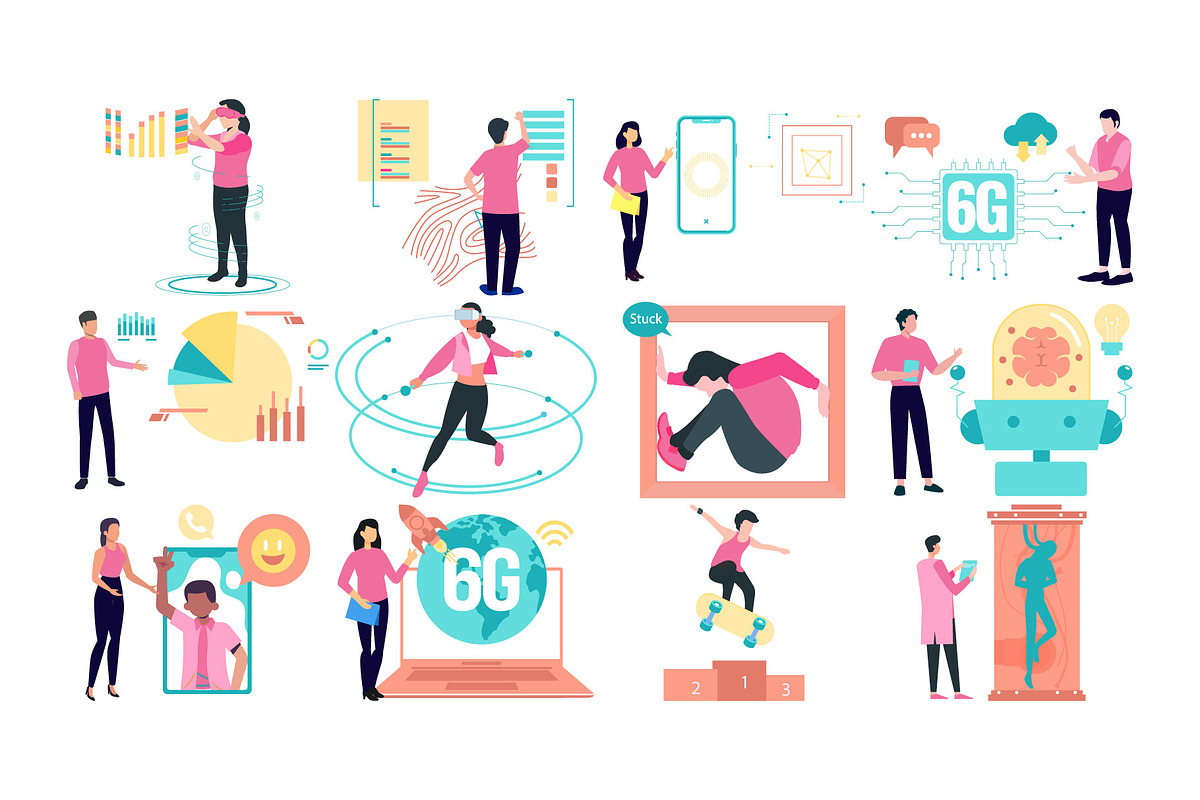 Modern Technology  Illustrations, an Illustration by Vector Portal (Photo 6 of 6)