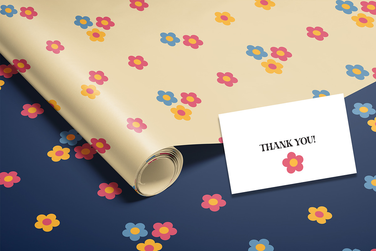 Retro Floral Groovy Vintage Patterns, a Pattern Graphic by Sofico (Photo 15 of 15)