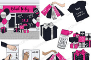 Black Friday Clipart, an Illustration by GlamArtZhanna (Thumbnail 2 of 4)