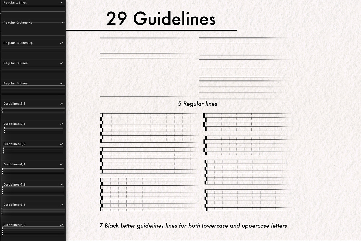 Calligraphy Practice Toolkit, a Brush Add-On by Magnatype (Photo 2 of 8)
