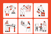 Industrial Illustrations Art, a Person Illustration by Vectors Market (Thumbnail 10 of 10)