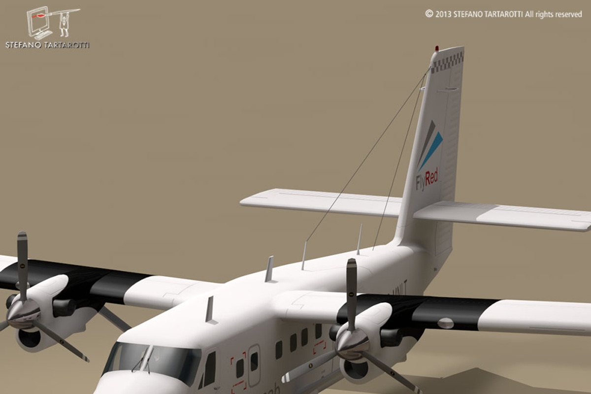 DHC6 Twin Otter, a Cars & Vehicle 3D Model by Tartino 3D models (Photo 2 of 9)