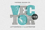 VectorPress: Illustrator Letterpress, an Action Add-On by Ian Barnard (Thumbnail 1 of 5)
