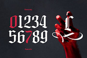 Boomsong Typeface, a Blackletter Font by alit design (Thumbnail 9 of 16)