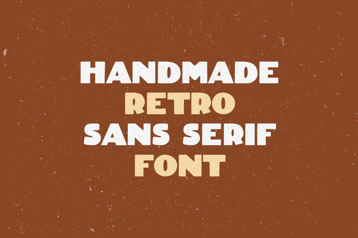 Lunt DISPLAY sans serif RETRO font, a Font by Auvrea Studio (Photo 3 of 6)
