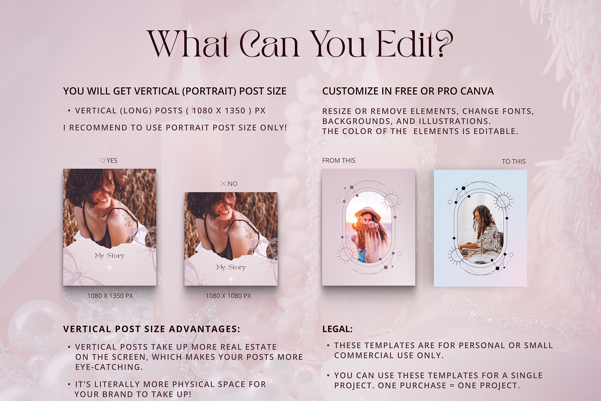 Purple Spiritual Instagram Posts, a Social Media Template by Under My Cozy Roof (Photo 9 of 11)
