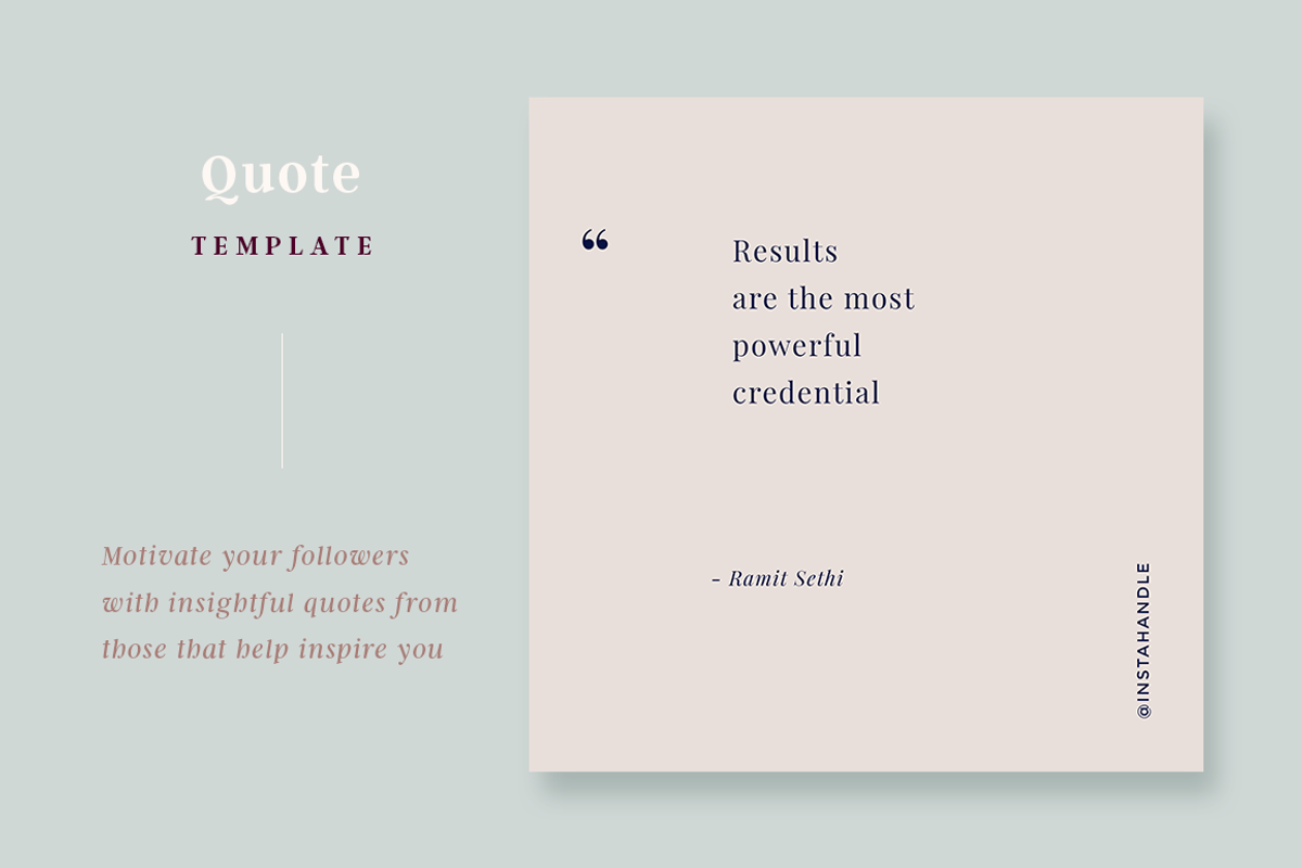 Hepburn Instagram Post Templates, a Social Media Template by Head of House (Photo 12 of 12)