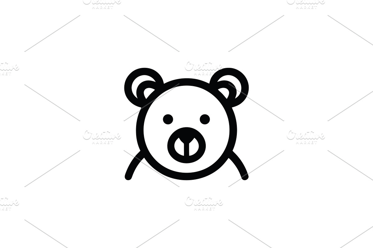 Bear Logo Vector Design Graphic, a Branding & Logo Template by Vectorium Studio (Photo 1 of 2)