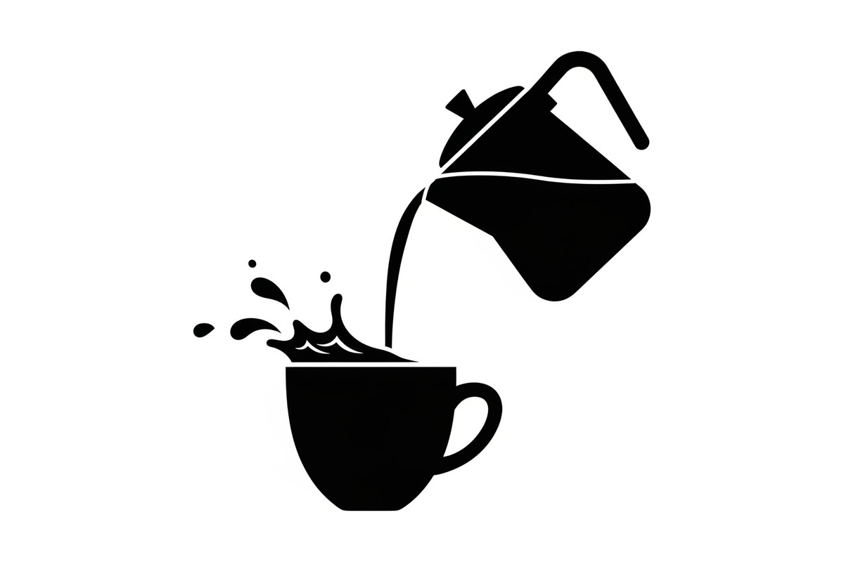Pour Over Coffee Cup Silhouette Bund, an Illustration by Designs_River (Photo 2 of 31)