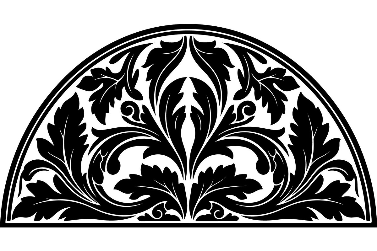 Decorative Arch Window Vector Set, a Decorative Illustration by Designer_Momina (Photo 12 of 21)