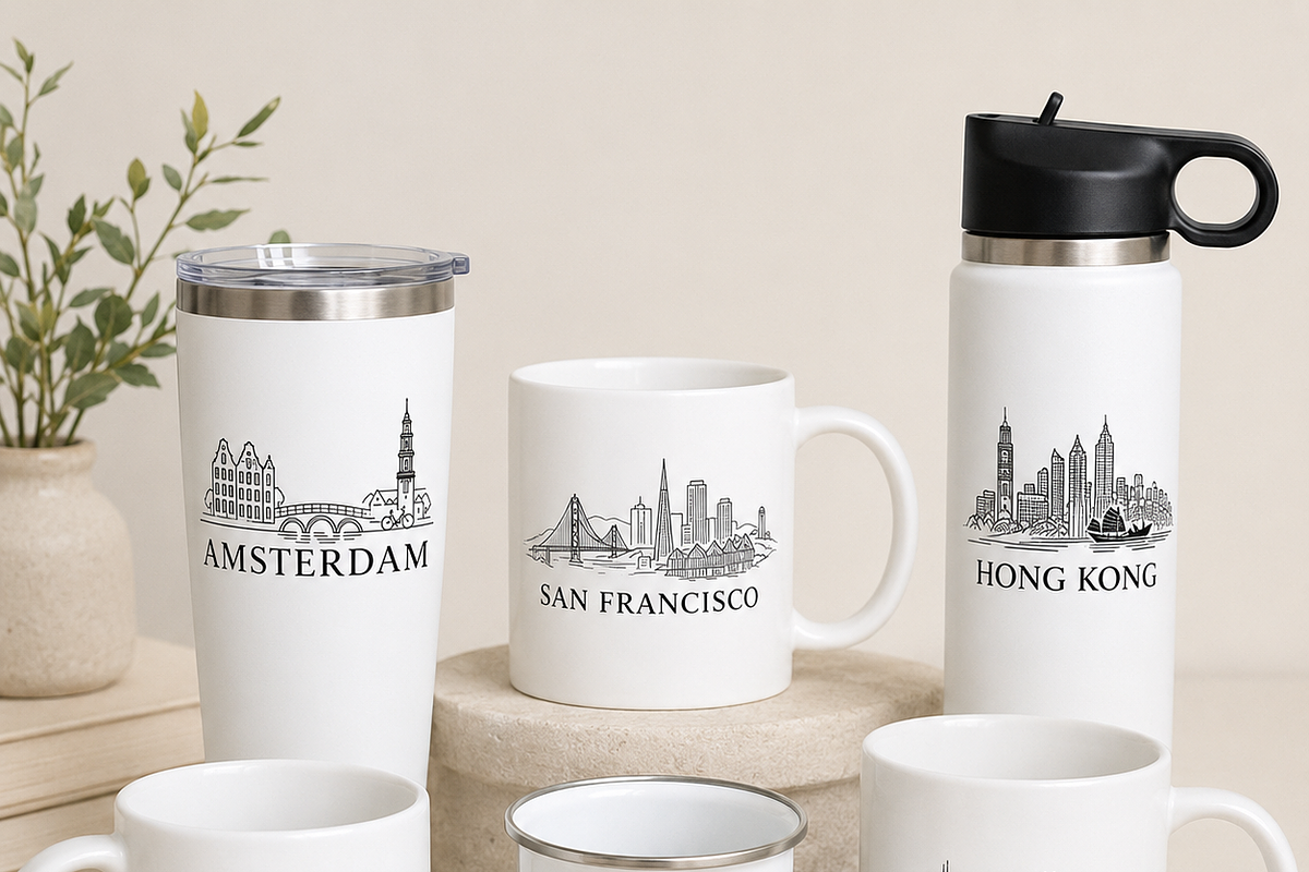 Famous City Names Line Art PNG, a Decorative Illustration by HeavensStar (Photo 6 of 8)