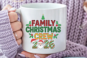 Retro Family Christmas Crew 2026 Png, an Illustration by Black Bird Studio (Thumbnail 3 of 4)